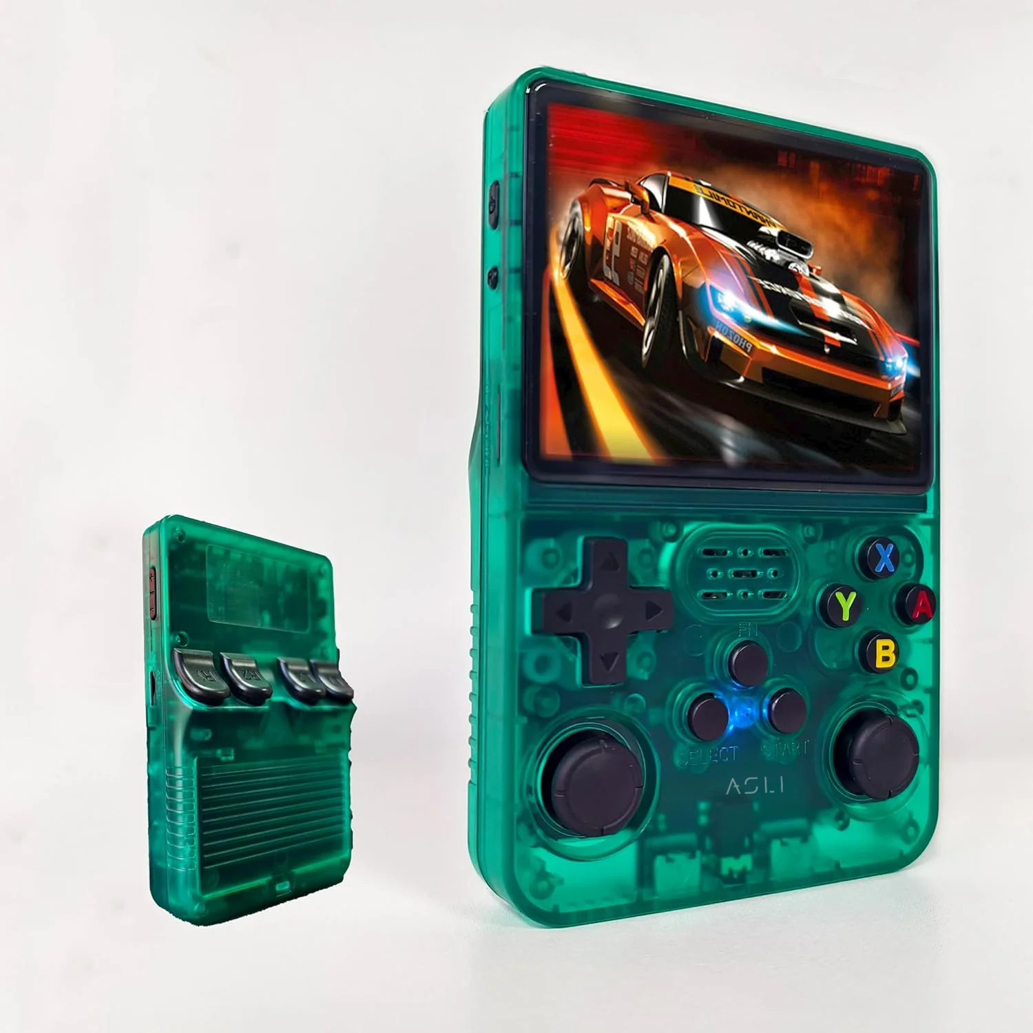 Asli Global Xretro Engine 3.5 Xretro Handheld Game Console With Linux System 128GB | Green Asli Global Xretro Engine 3.5 Xretro Handheld Game Console With Linux System 128GB | Green